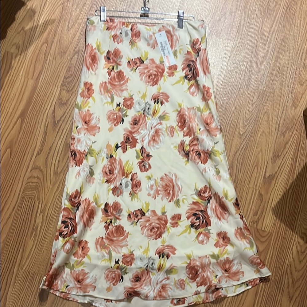Ivory Flora Jupe Maxi Skirt